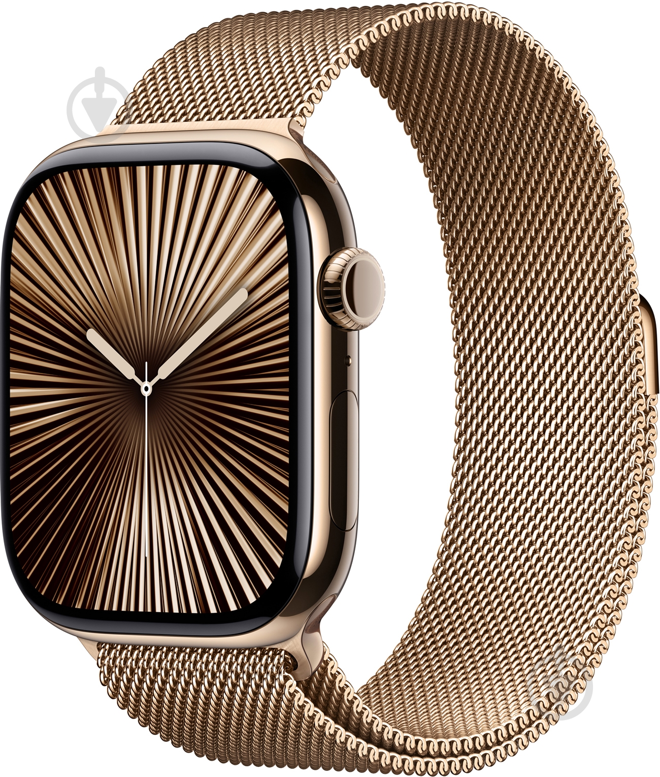 Смарт-часы Apple Watch Series 10 GPS + Cellular 46mm Gold Titanium Case with Gold Milanese Loop - M/L (MX003QH/A) - фото 1 Смарт-часы Apple Watch Series 10 GPS + Cellular 46mm Gold Titanium Case with Gold Milanese Loop - M/L (MX003QH/A) - фото 1
