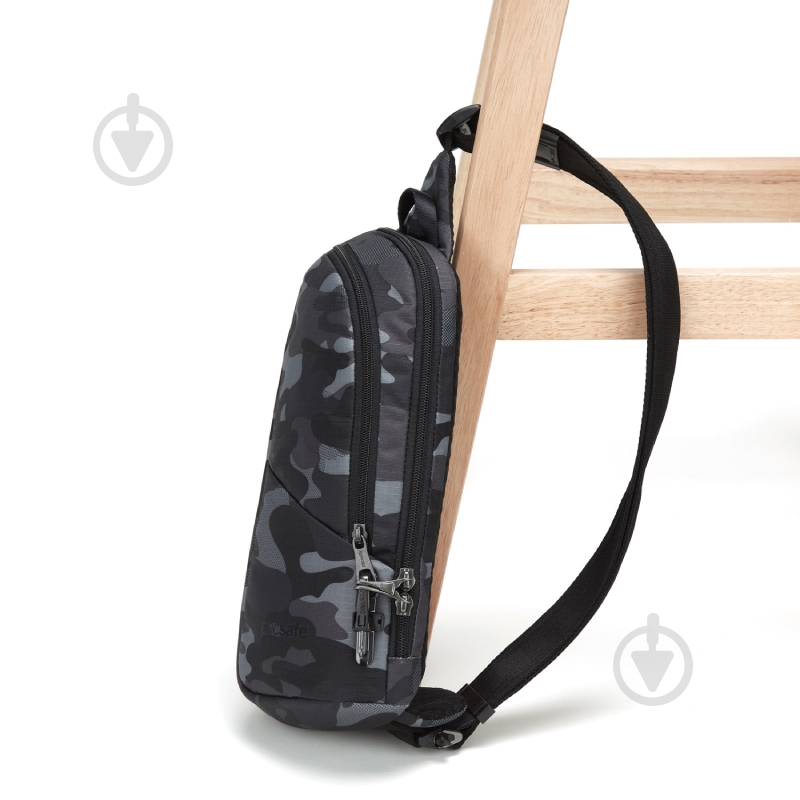 Сумка Pacsafe Vibe 150 Sling Pack black/grey (60161814) - фото 6