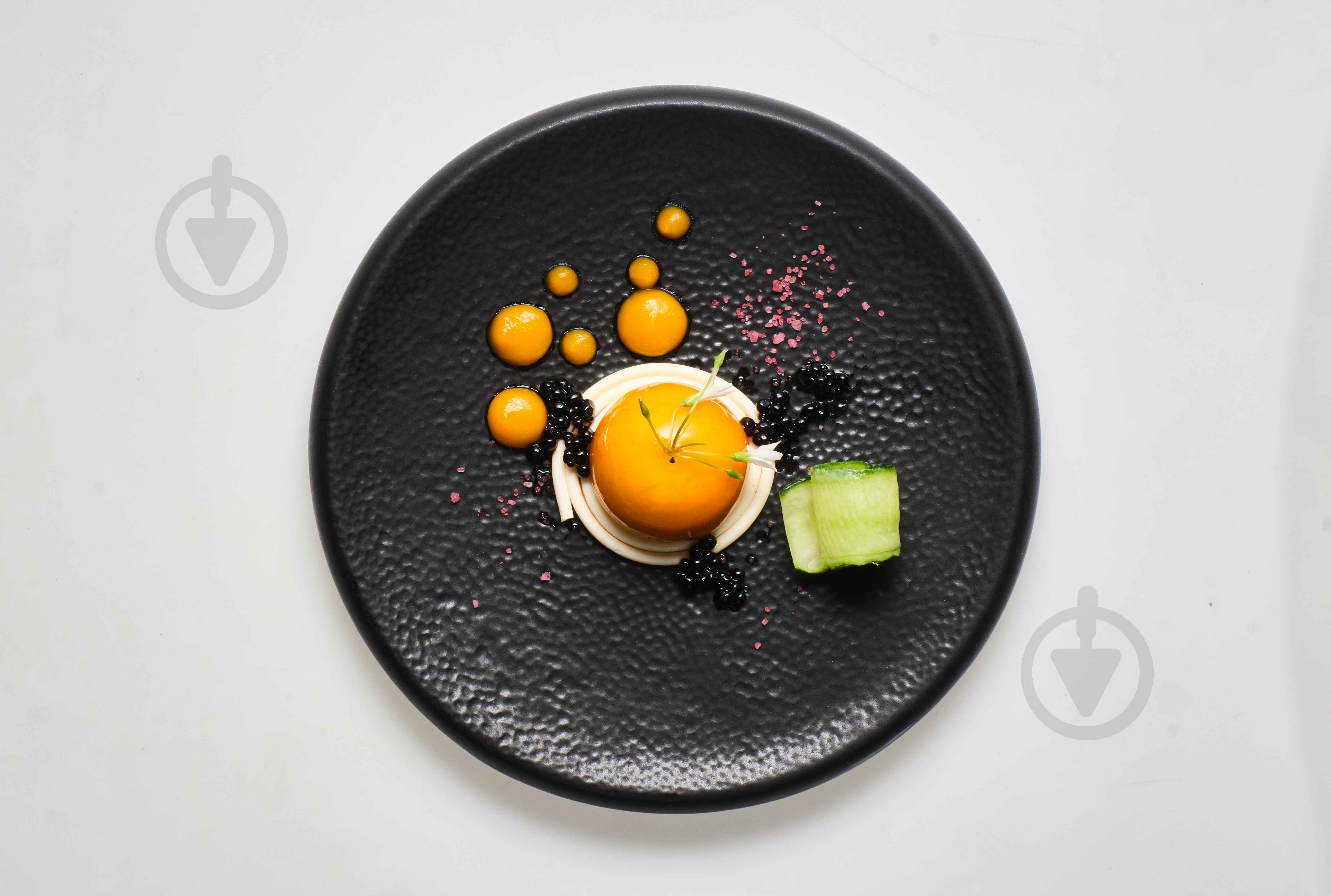 Тарелка Dovbysh Porcelain 21 см WIN черная - фото 4 Тарелка Dovbysh Porcelain 21 см WIN черная - фото 4