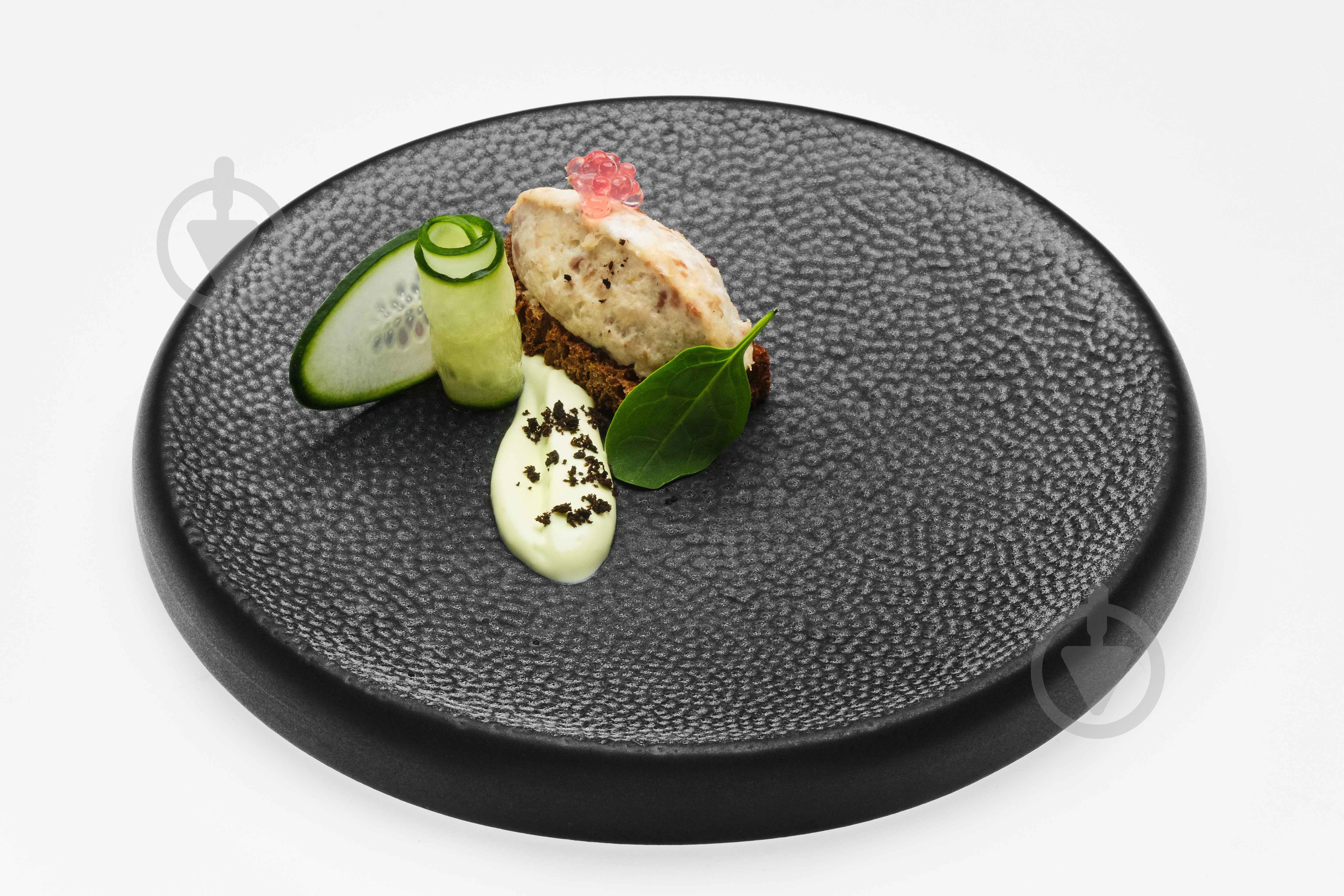 Тарелка Dovbysh Porcelain 21 см WIN черная - фото 5 Тарелка Dovbysh Porcelain 21 см WIN черная - фото 5