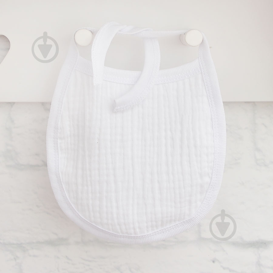 Слинявчик-фартух Blanka білий 14329 - фото 1