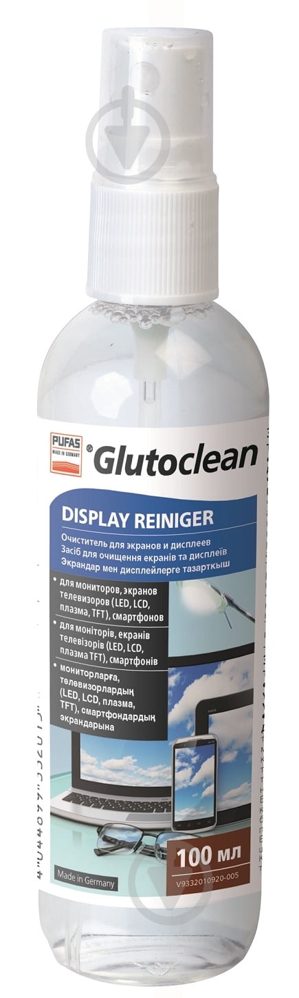 Спрей для очищення екранів Glutoclean 100 мл - фото 1