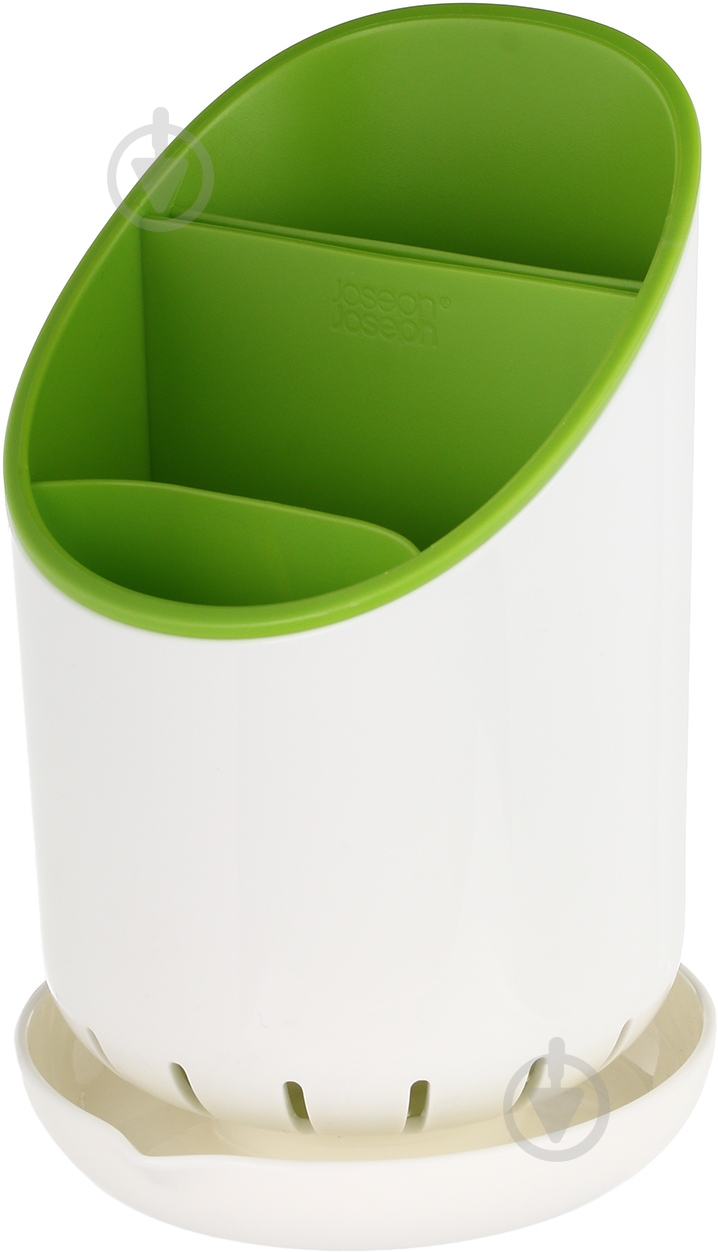 Подставка для кухонных принадлежностей Joseph Joseph Dock 19х11 см бело-зеленая 01000338 - фото 1 Подставка для кухонных принадлежностей Joseph Joseph Dock 19х11 см бело-зеленая 01000338 - фото 1