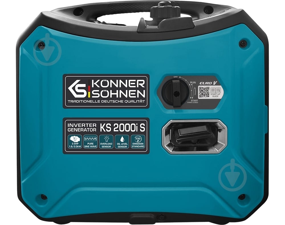 Генератор бензиновый Konner&Sohnen 1,8 кВт / 2 кВт 230 В KS 2000i S - фото 11