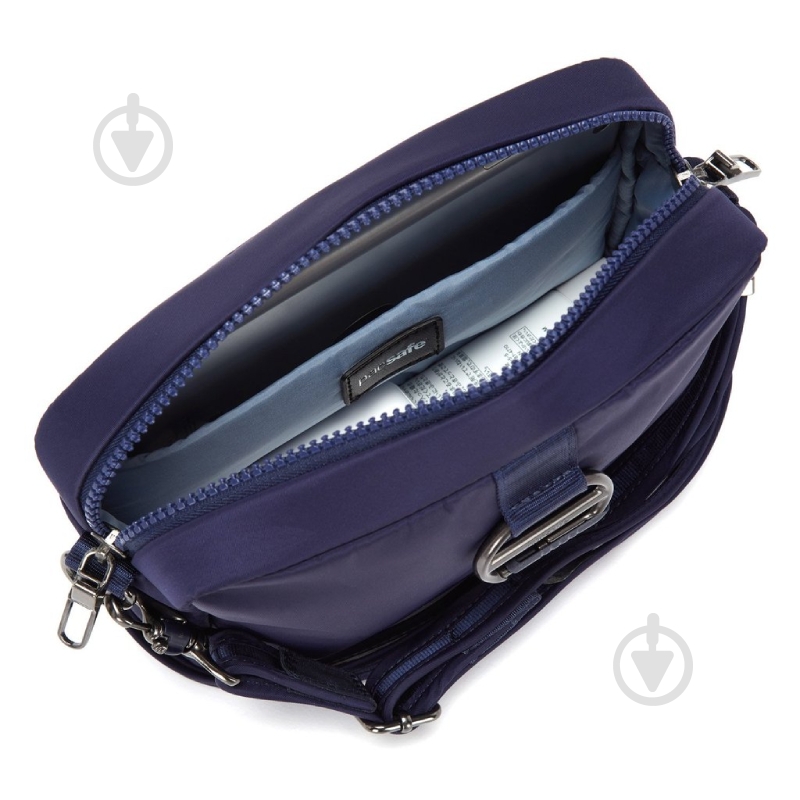 Сумка Pacsafe Citysafe CX square crossbody blue (20436645) - фото 3 Сумка Pacsafe Citysafe CX square crossbody blue (20436645) - фото 3