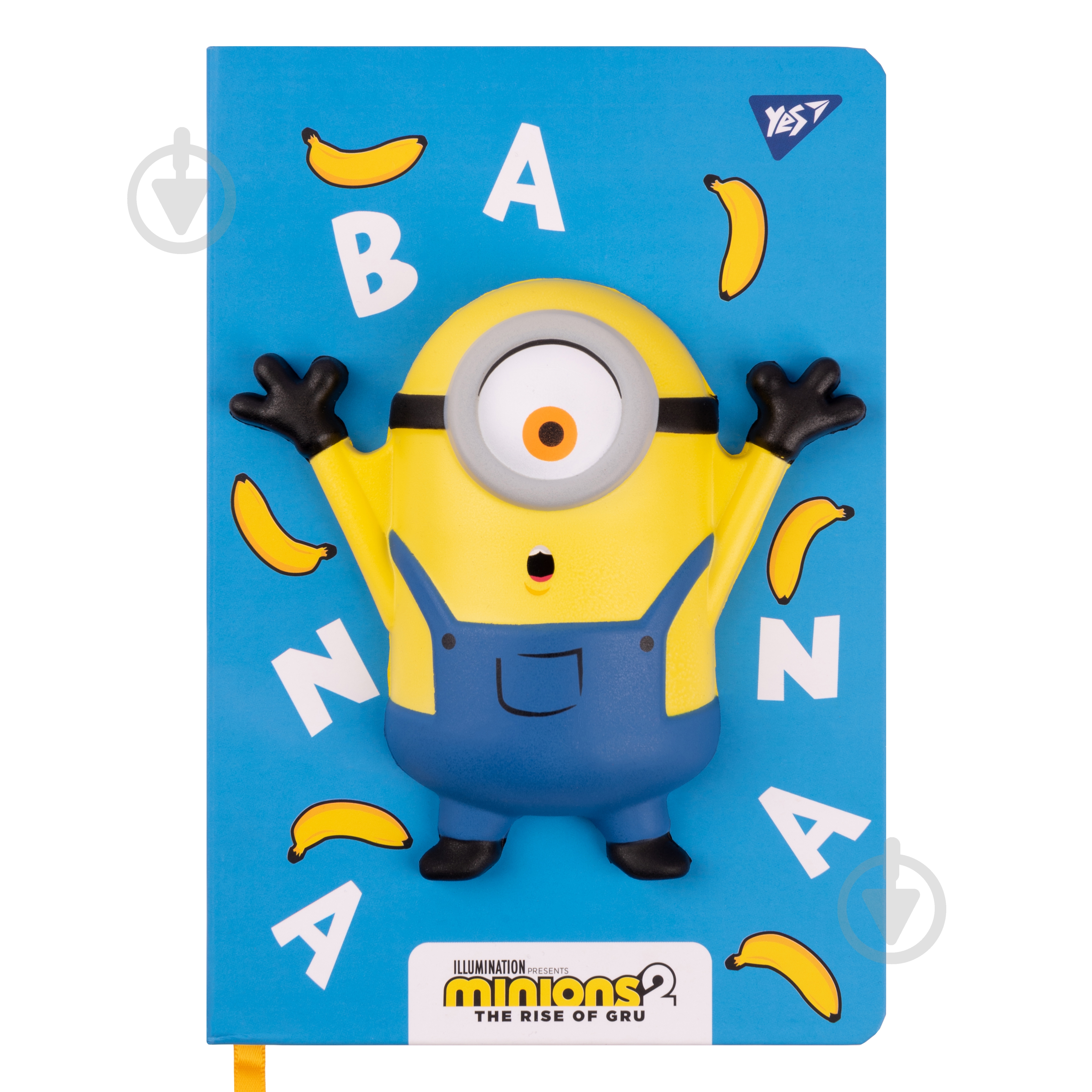 Блокнот А5 128 лист. линия Minions YES - фото 2