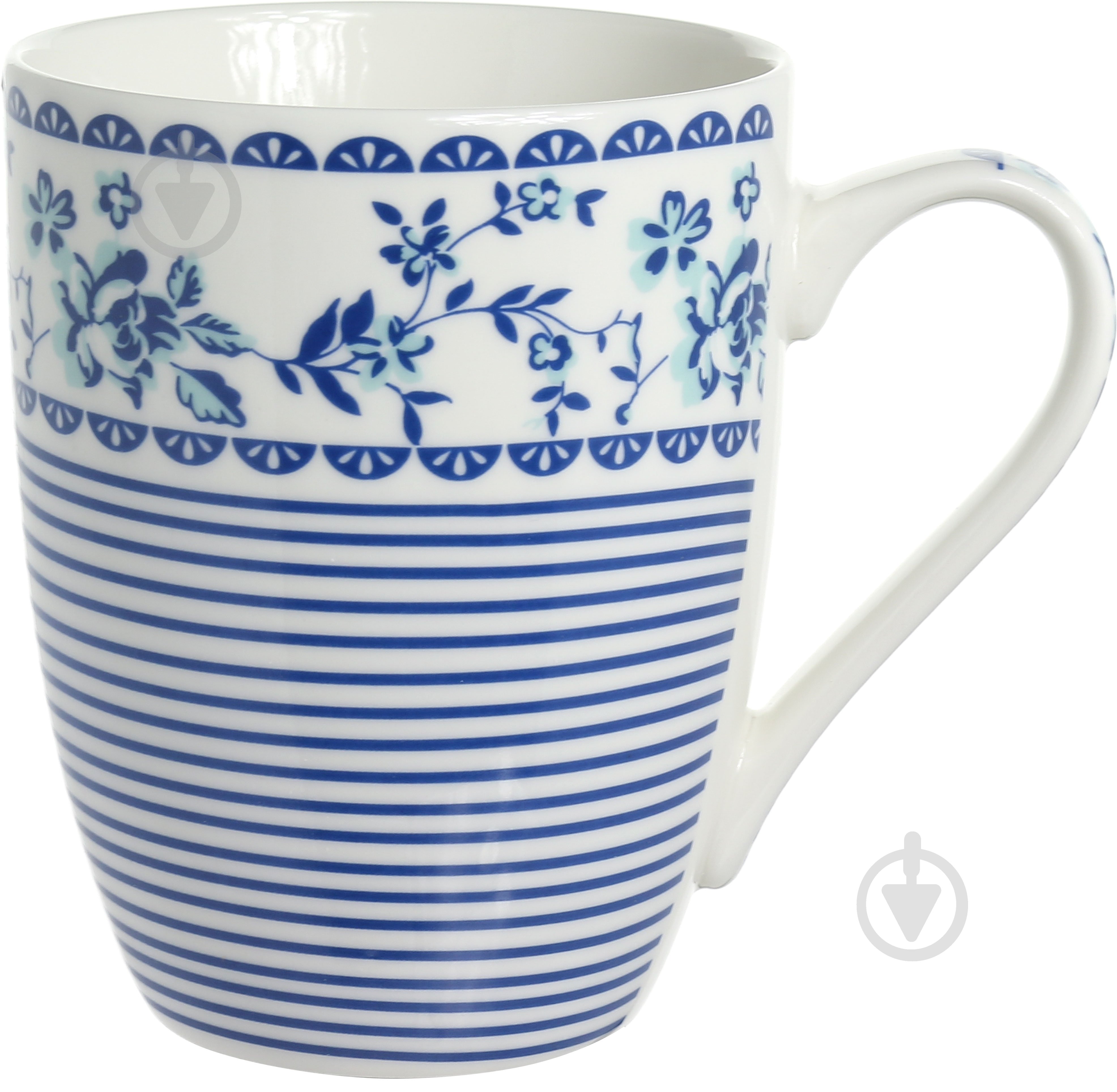 Набор чашек Fiora Синие цветы 340 мл 2 шт. - фото 2