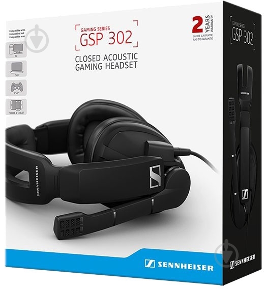 Гарнитура Sennheiser GSP 302 black (507243) - фото 7