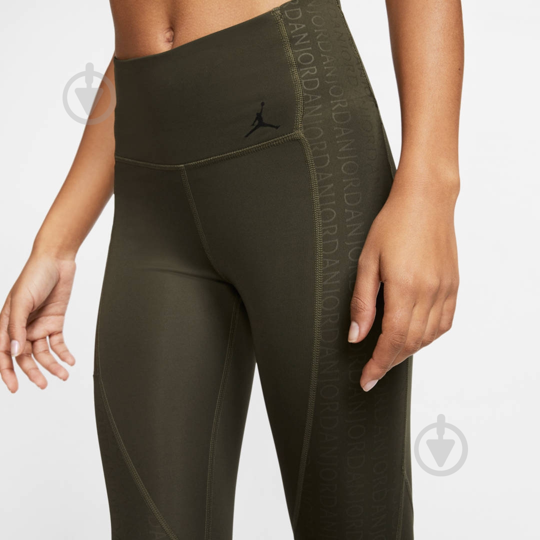 Лосины Nike W J LEGGING CQ6675-325 р.S хаки - фото 3