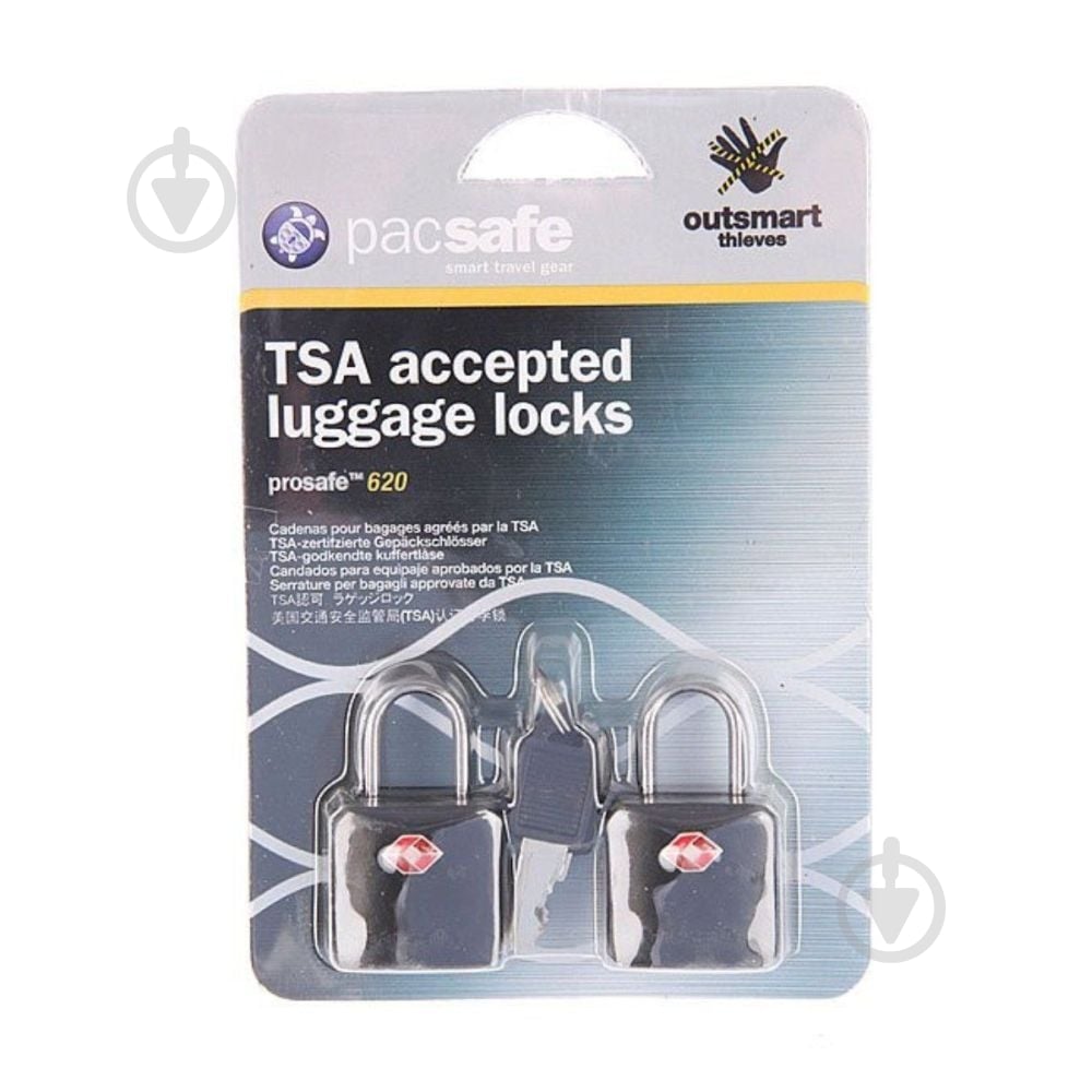 Замок Pacsafe Prosafe 620 Smartоткрытый (амбарный) - фото 3 Замок Pacsafe Prosafe 620 Smartоткрытый (амбарный) - фото 3