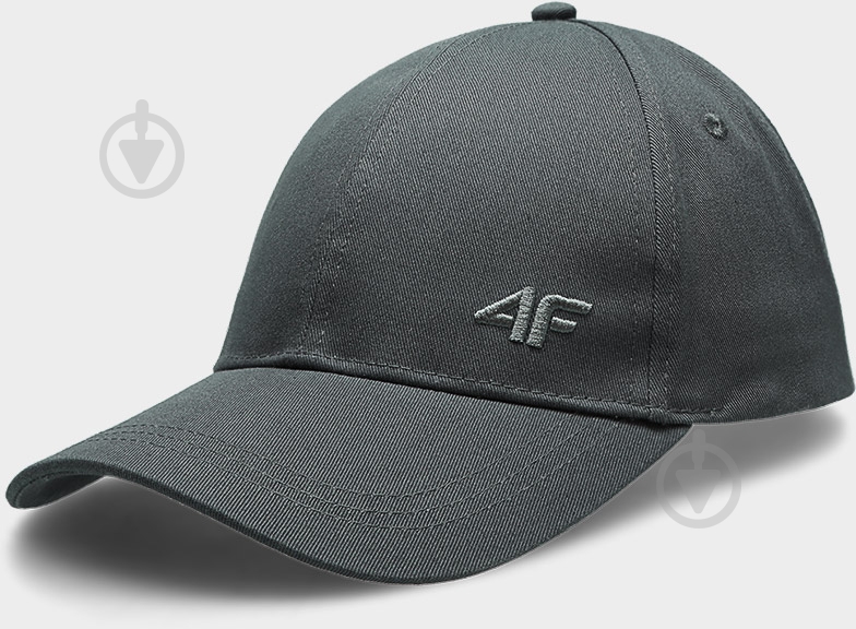 Кепка 4F BASEBALL CAP M120 4FSS23ACABM120-24S M серый - фото 1