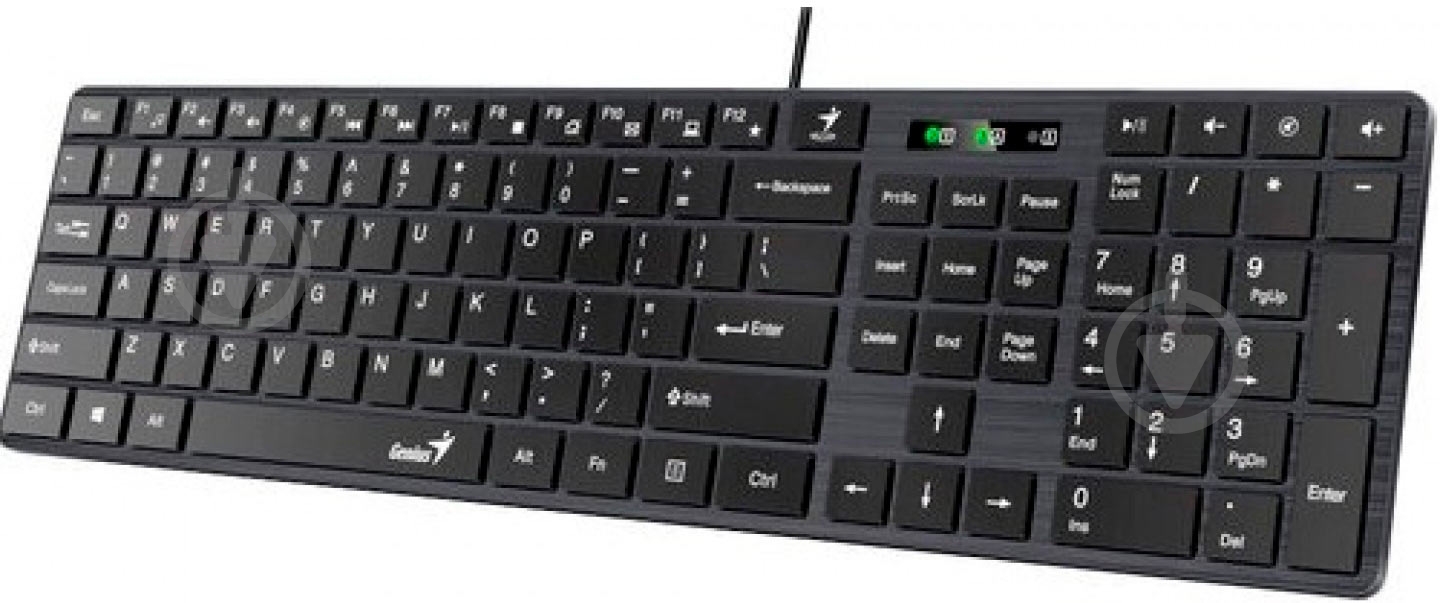 Клавіатура Genius SlimStar 126 (31310017407) black - фото 2