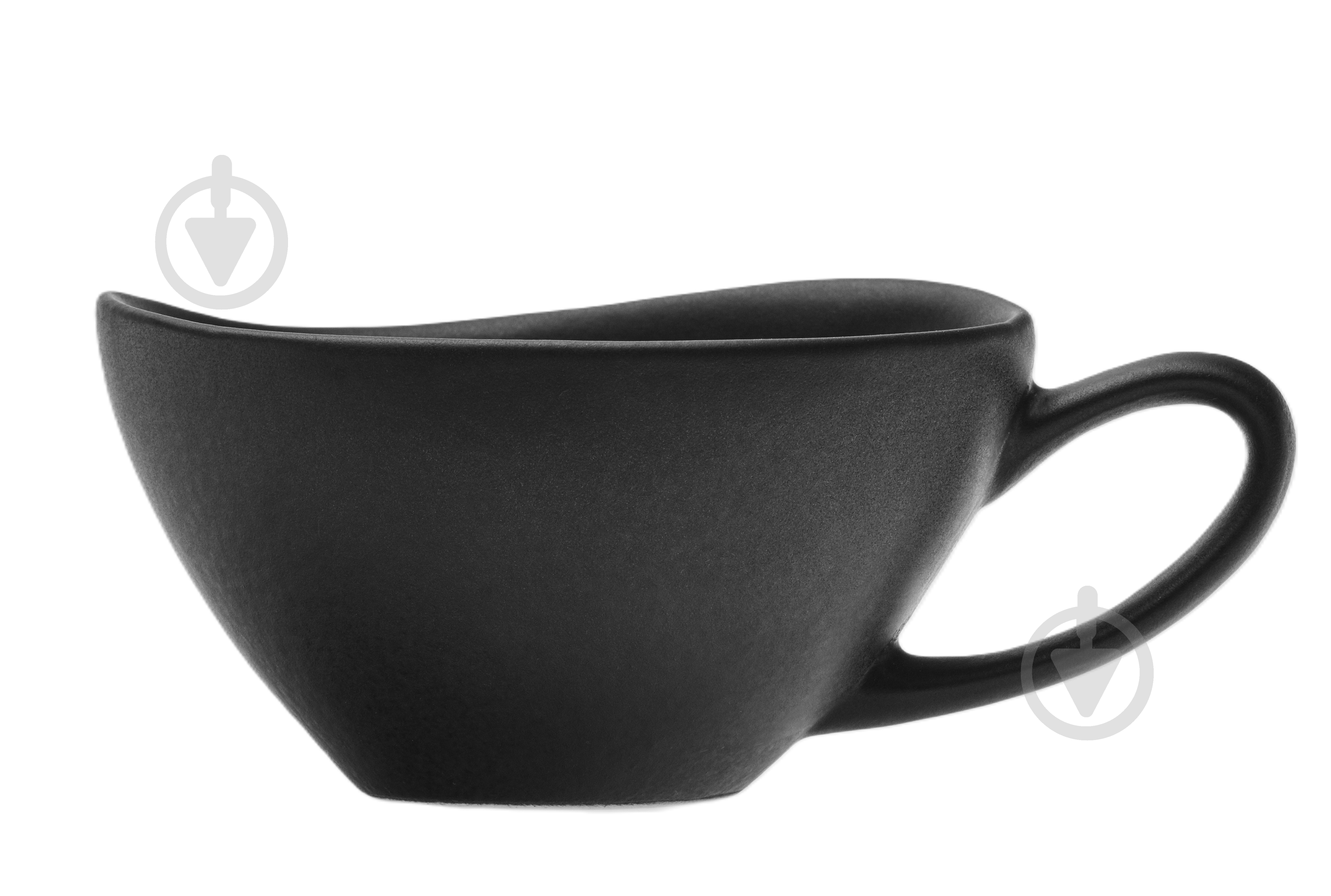 Чашка для кофе Dovbysh Porcelain WIN 110 мл черная - фото 1 Чашка для кофе Dovbysh Porcelain WIN 110 мл черная - фото 1