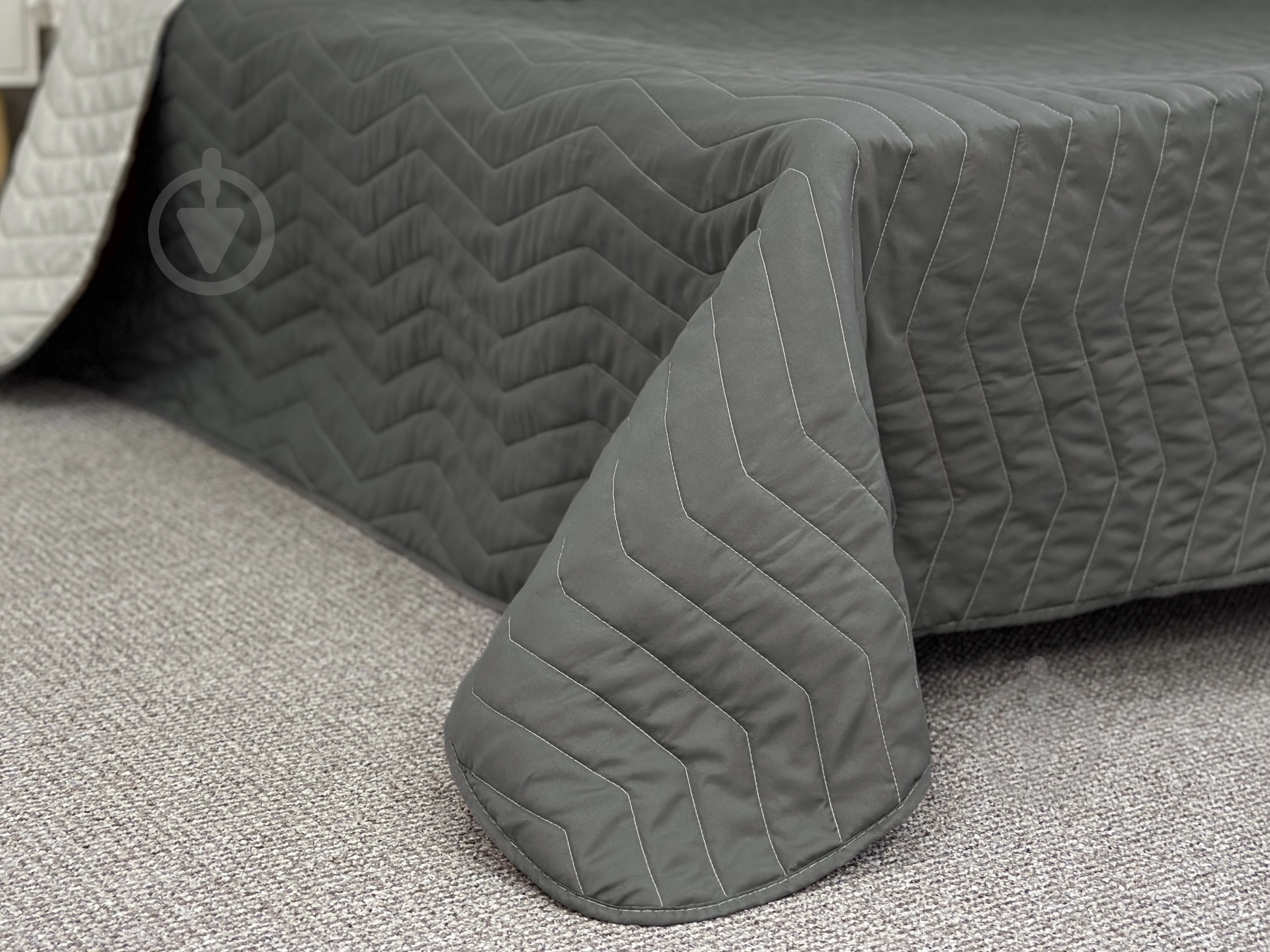 Покрывало 210x180 см ARCLOUD серый - фото 1