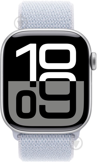 Смарт-годинник Apple Watch Series 10 GPS + Cellular 46mm Silver Aluminium Case with Blue Cloud Sport Loop (MWY23QH/A) - фото 2