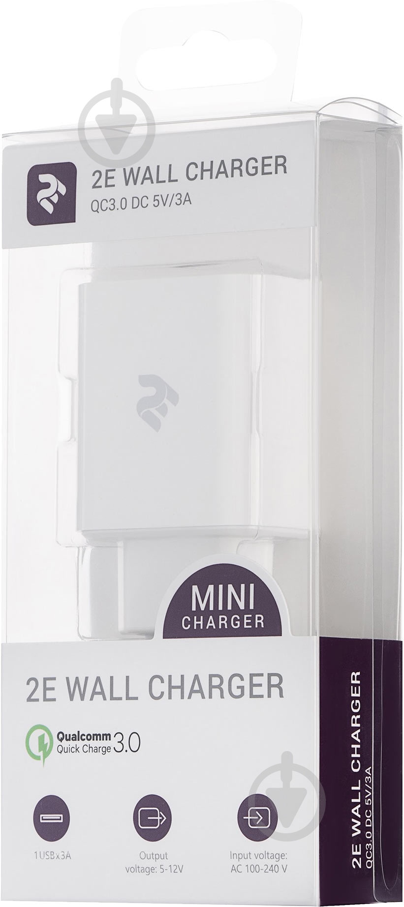 Сетевое зарядное устройство 2E Wall Charger USB-A 18W - фото 5