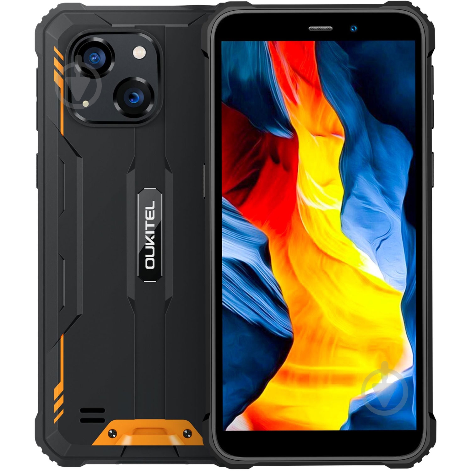Смартфон Oukitel WP32 4/128GB black/orange (6931940732994) - фото 1