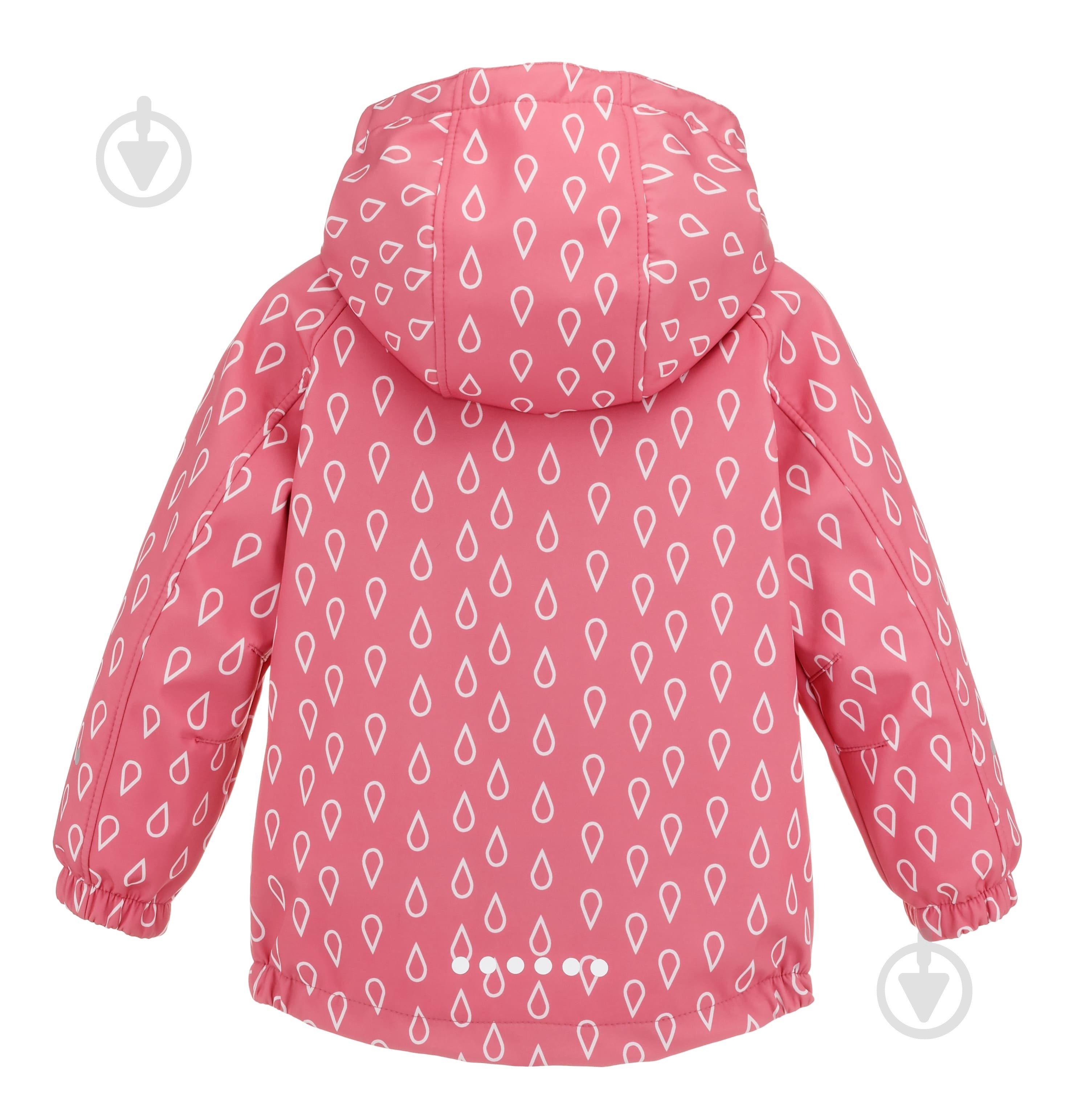 Ветровка для девочек JOIKS р.104 розовый SoF-18/e - фото 2