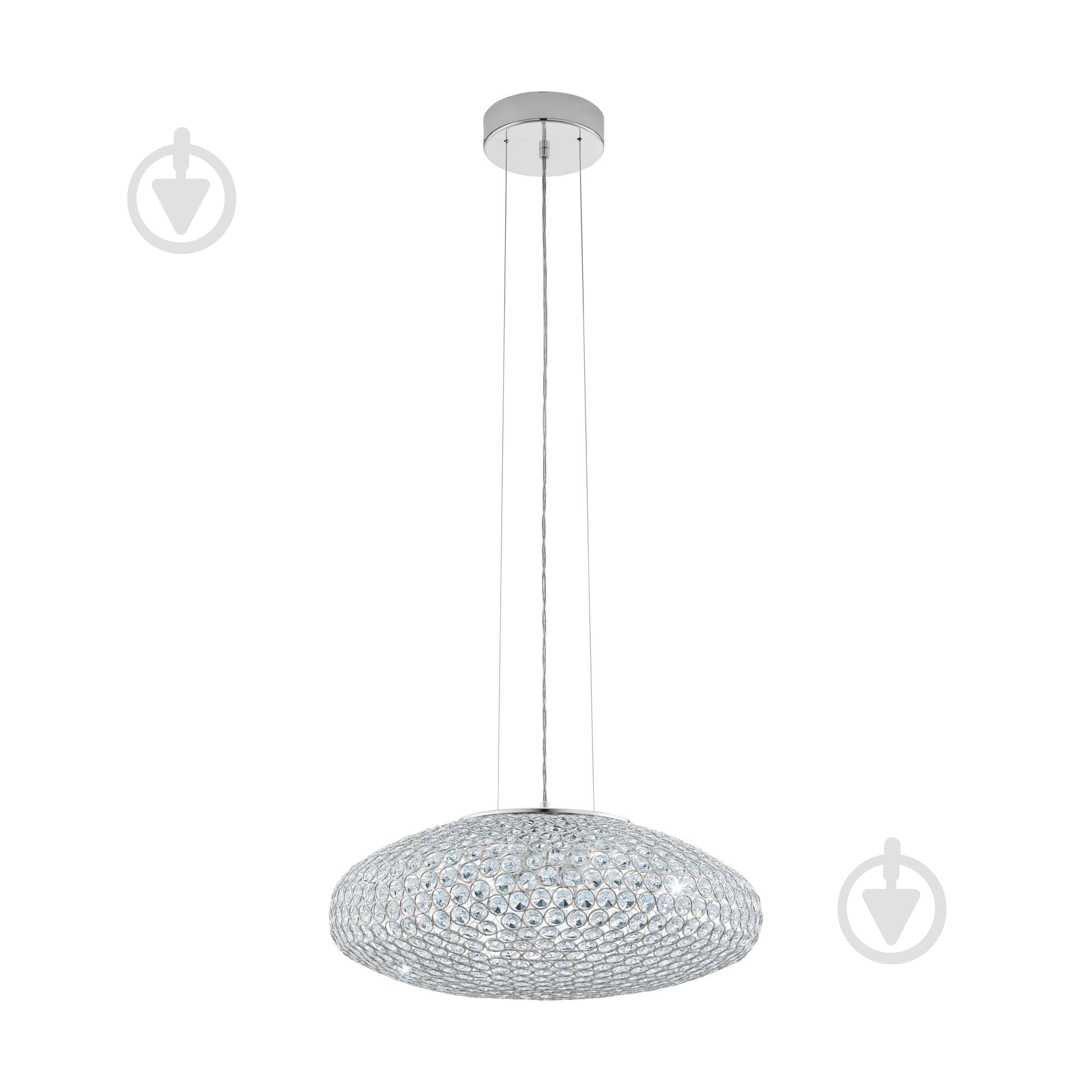 Люстра потолочная Eglo CLEMENTE 3x60 Вт E27 хром 95287 - фото 1