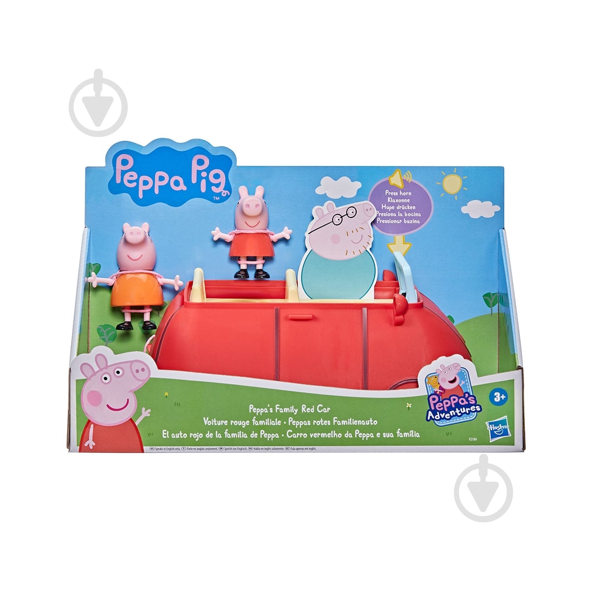Игрушка Peppa Figurines Машина семьи Пеппы F2184 - фото 5 Игрушка Peppa Figurines Машина семьи Пеппы F2184 - фото 5