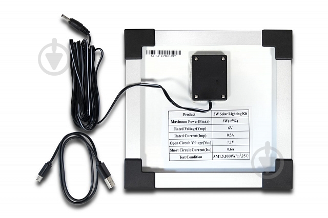 Зарядное устройство солнечное Altek ALT-SHL-3W - фото 3