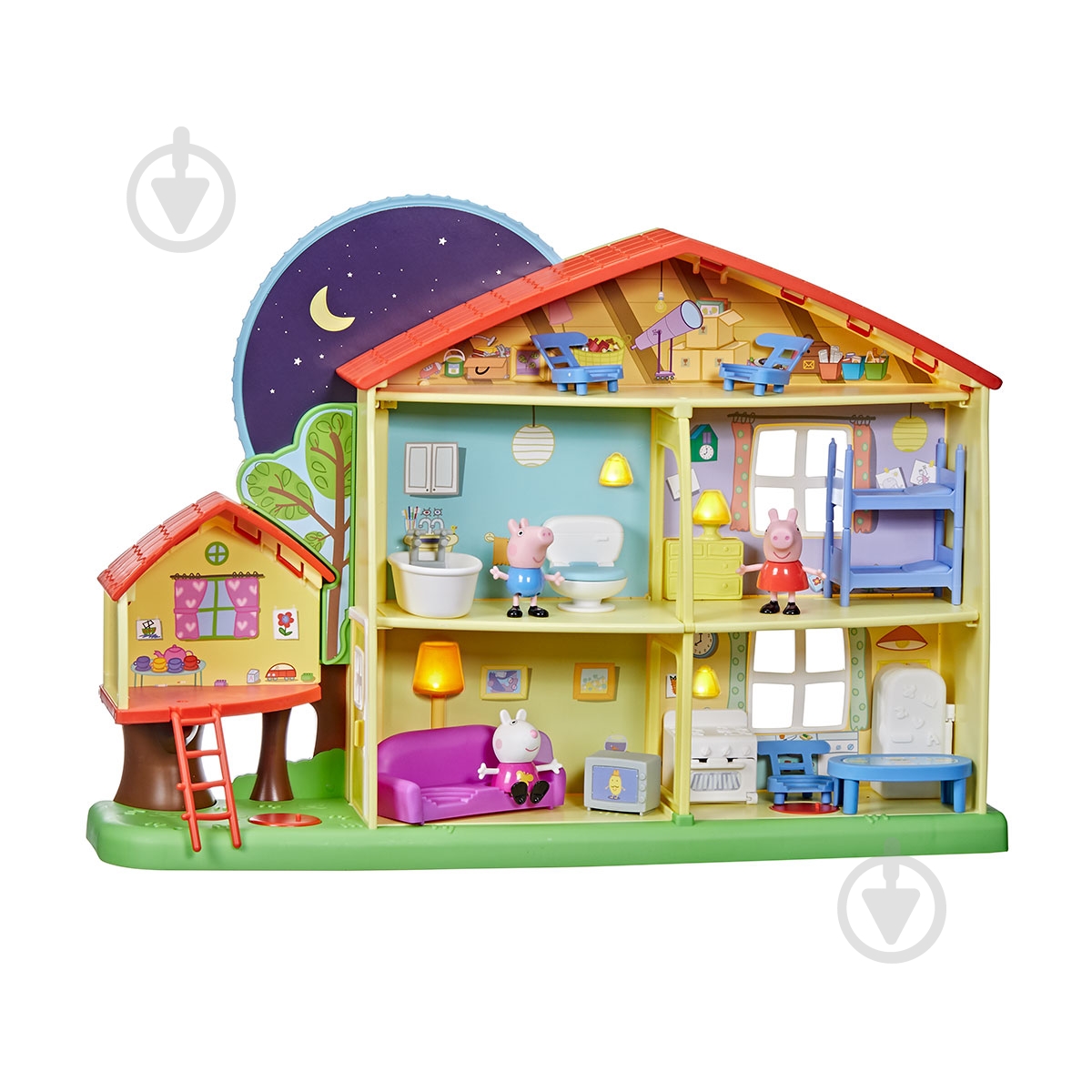 Игрушка Peppa Figurines Коттедж Пеппы День-ночь F2188 - фото 2