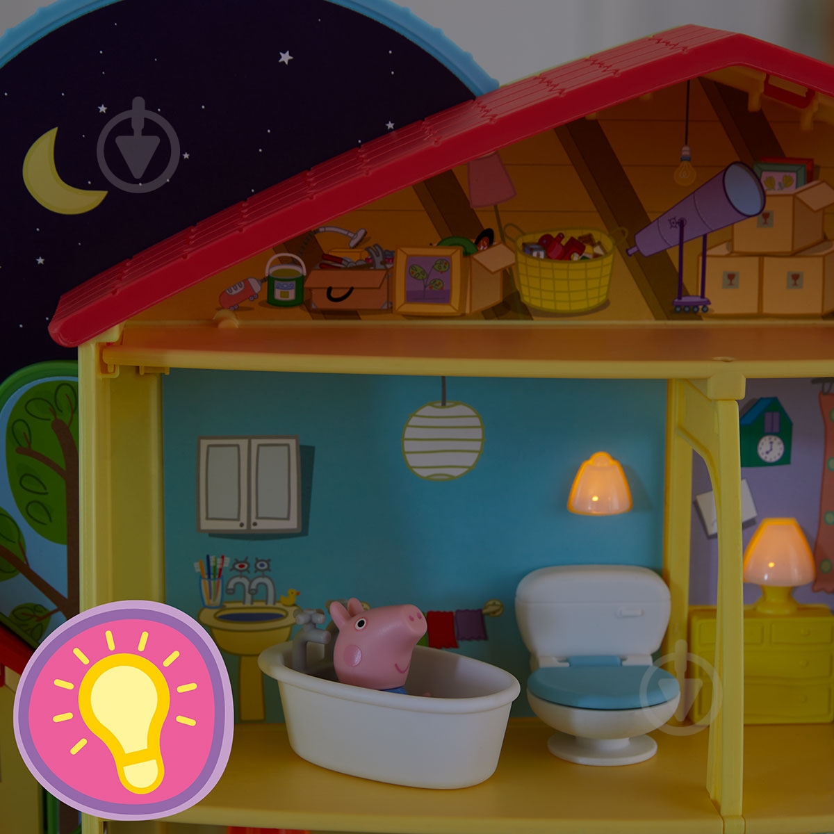 Игрушка Peppa Figurines Коттедж Пеппы День-ночь F2188 - фото 7