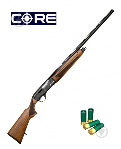 Ружье Core Охотничье гладкоствольное LZR-G01 Synthetic, к.12, черная коробка, с доп. стволом 51см - фото 1 Ружье Core Охотничье гладкоствольное LZR-G01 Synthetic, к.12, черная коробка, с доп. стволом 51см - фото 1