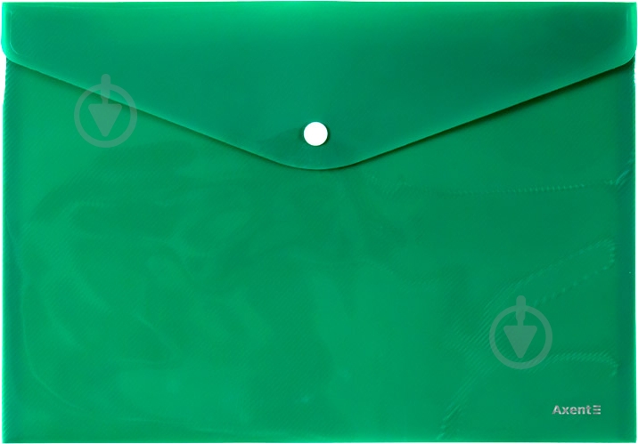 Папка на кнопке А4 непрозрачная зеленая 1412-25-A Axent - фото 1 Папка на кнопке А4 непрозрачная зеленая 1412-25-A Axent - фото 1
