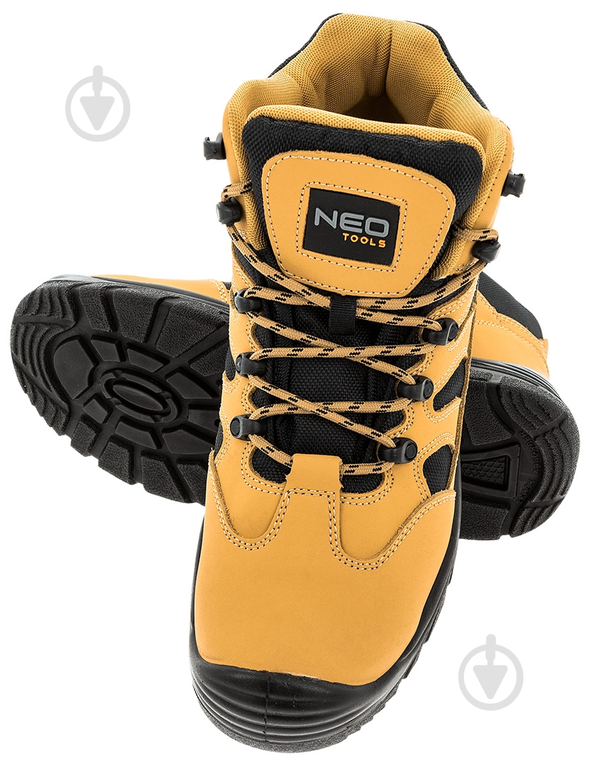 Ботинки рабочие NEO tools S3P SRC EA с композитным подноском р.44 82-125 бежевый - фото 9