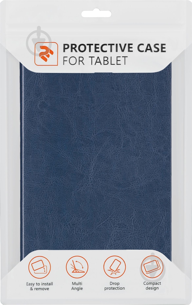 Чехол 2E Basic Samsung Galaxy Tab A 8.0″ navy (2E-G-A8.0-19-IKRT-NV) (2019) Retro - фото 5