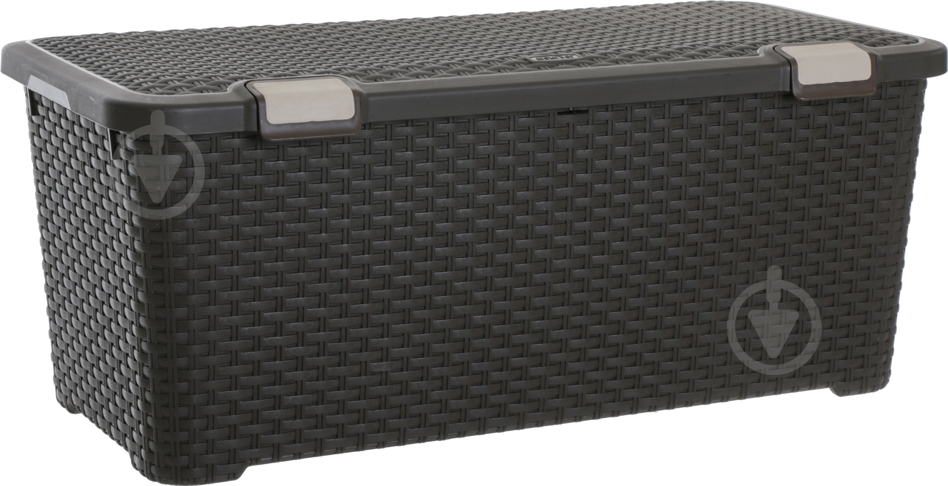 Кошик для зберігання Curver 210280 коричневий з кришкою Style 330x400x790 мм - фото 1