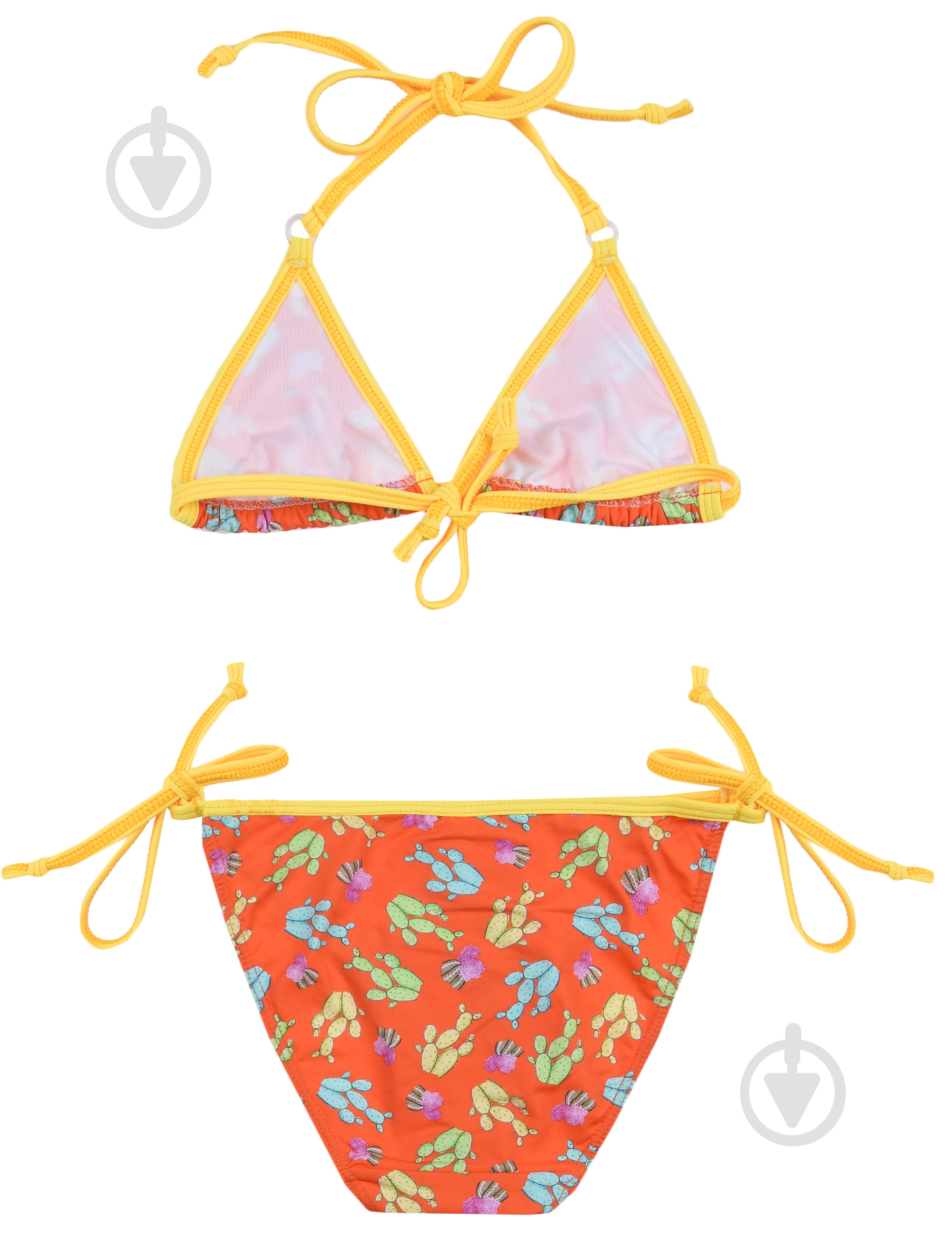 Купальник для девочек Bibo 8015 р.92 оранжевый - фото 2