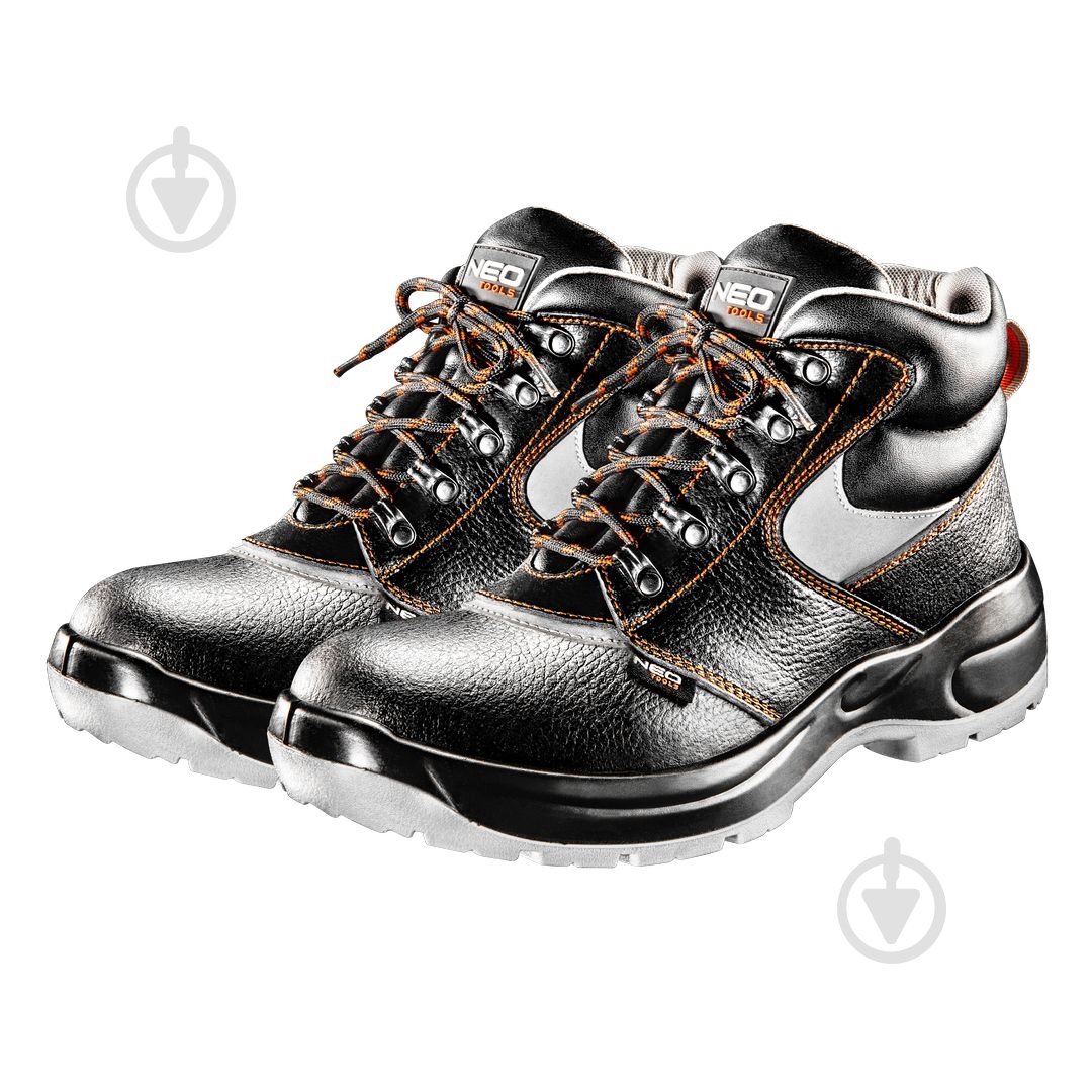 Ботинки рабочие NEO tools S1P SRA с металлическим подноском р.47 82-028 черный - фото 1 Ботинки рабочие NEO tools S1P SRA с металлическим подноском р.47 82-028 черный - фото 1