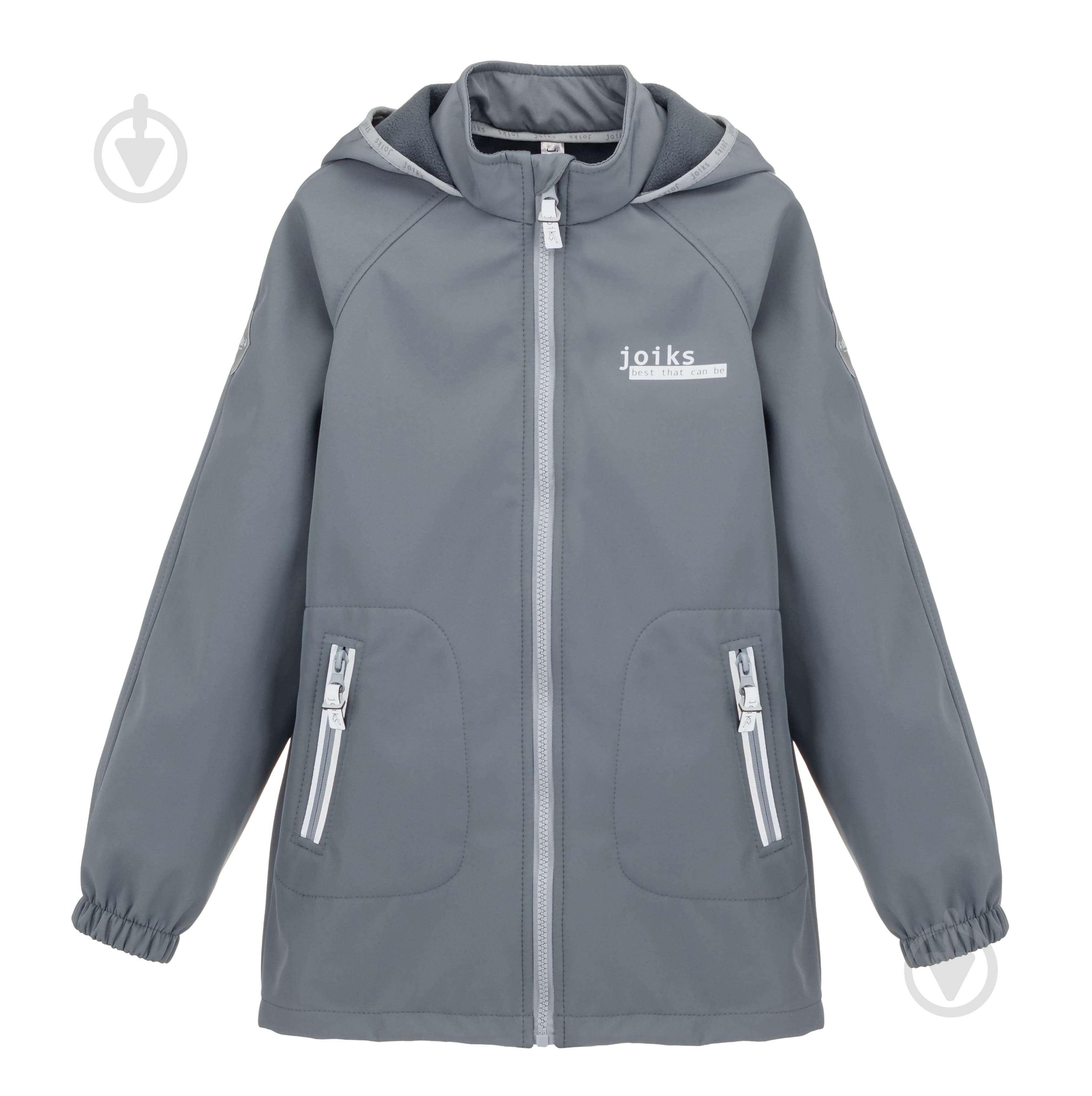 Ветровка унисекс JOIKS р.122 серый SoF-23/e - фото 1