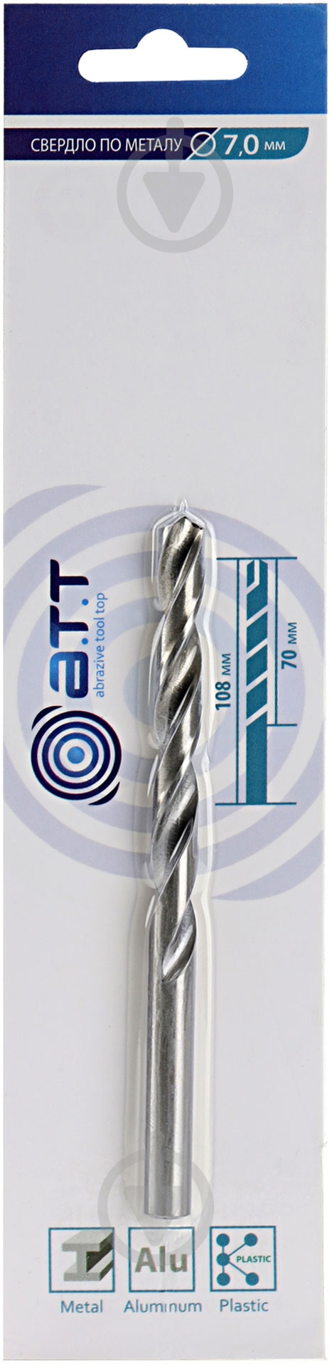 Сверло по металлу A.T.T. 7 мм 9200018 - фото 2