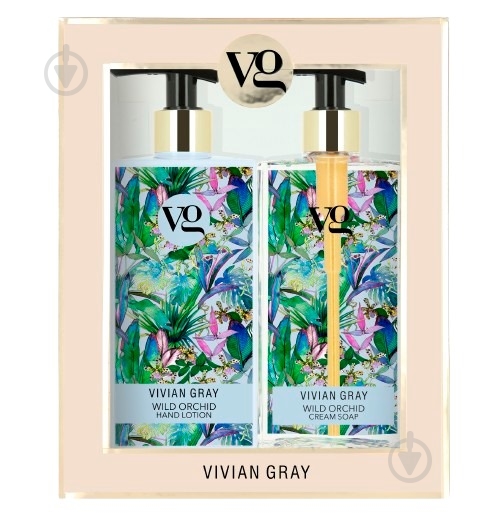 Набор подарочный Vivian Gray Крем-мыло & Лосьон для рук Wild Orchid (2 х350 мл) - фото 1
