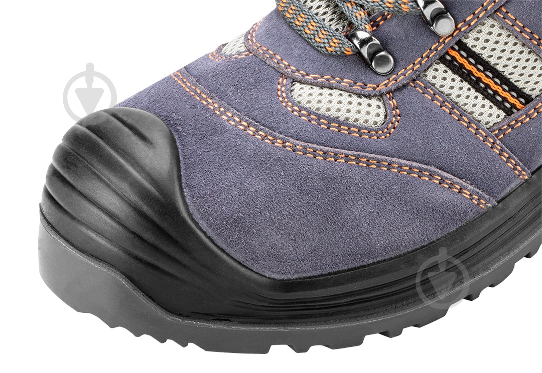 Полуботинки рабочие NEO tools S1P SRC с металлическим подноском р.39 82-030 синий с серым - фото 2