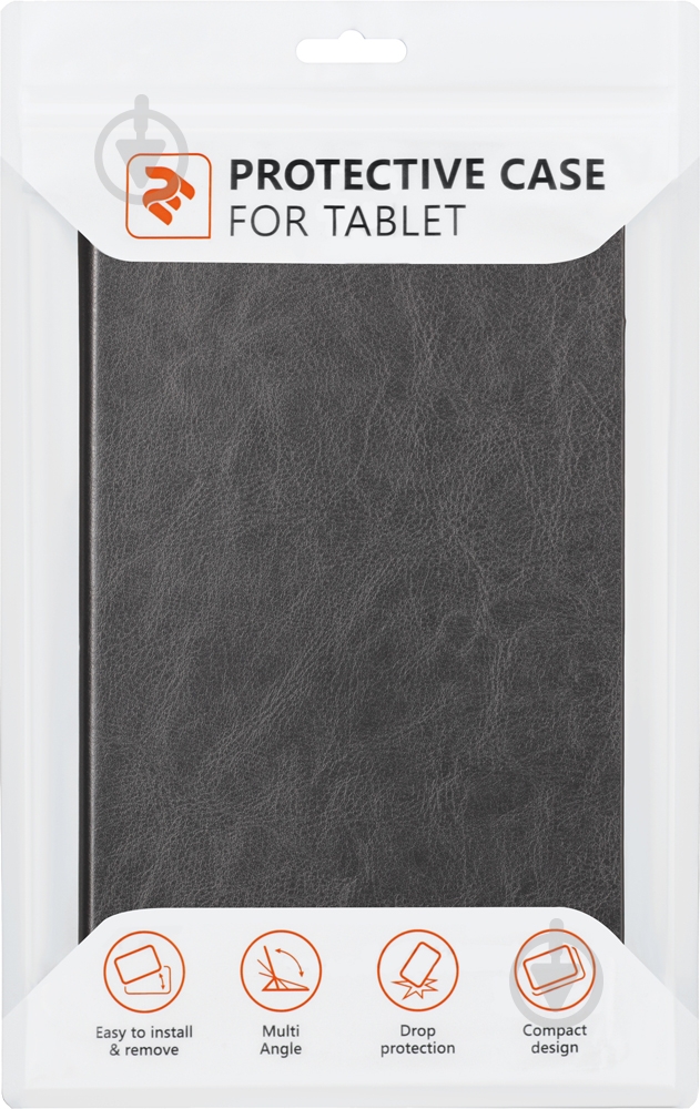 Чехол 2E Basic Samsung Galaxy Tab S7 FE (SM-T735) 12.4″ black (2E-G-TABS7FE-IKRT-BK) (2021) Retro - фото 5