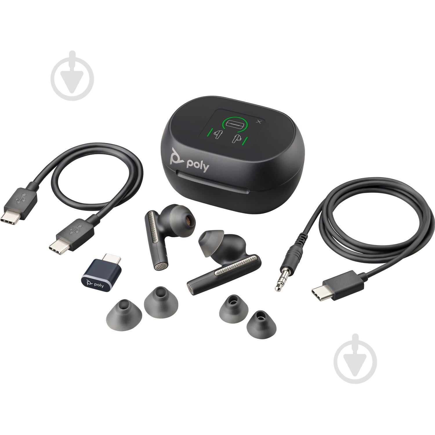 Bluetooth-гарнитура Poly TWS Voyager Free 60+ black (7Y8G4AA) - фото 7