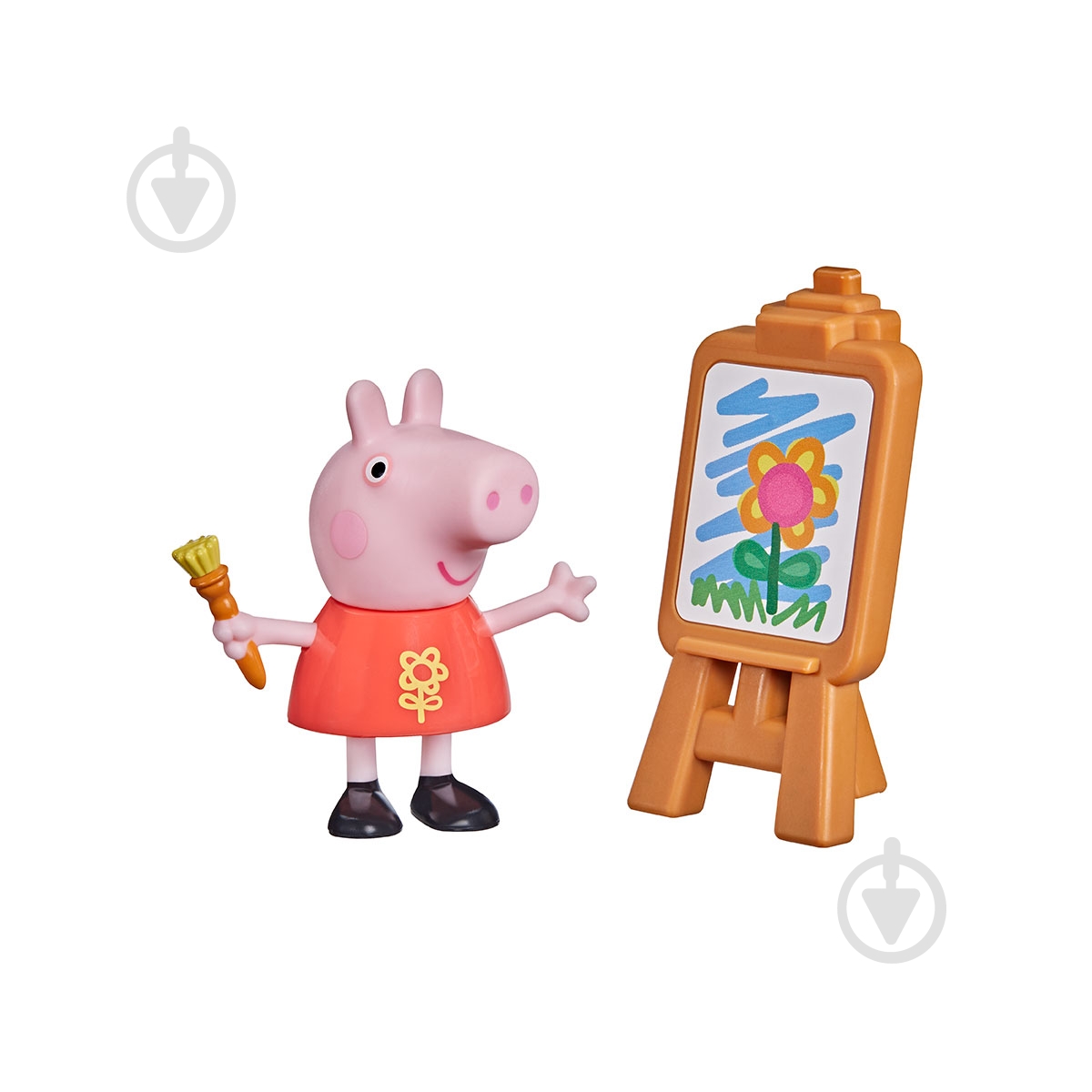 Игрушка Peppa Figurines Пеппа с мольбертом F2204 - фото 1 Игрушка Peppa Figurines Пеппа с мольбертом F2204 - фото 1