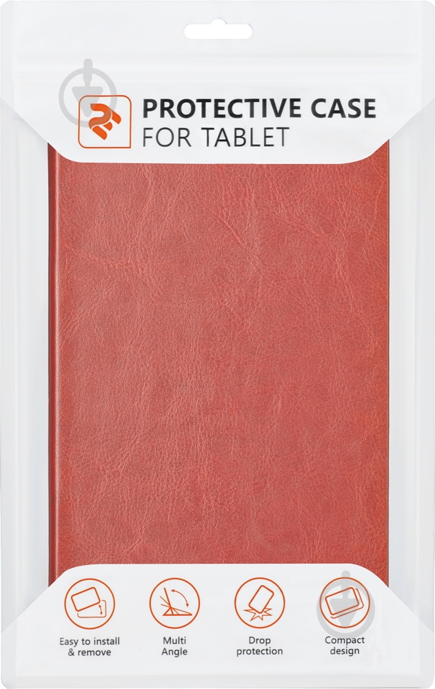 Чехол 2E Basic Samsung Galaxy Tab S7 FE (SM-T735) 12.4″ brown (2E-G-TABS7FE-IKRT-BR) (2021) Retro - фото 5