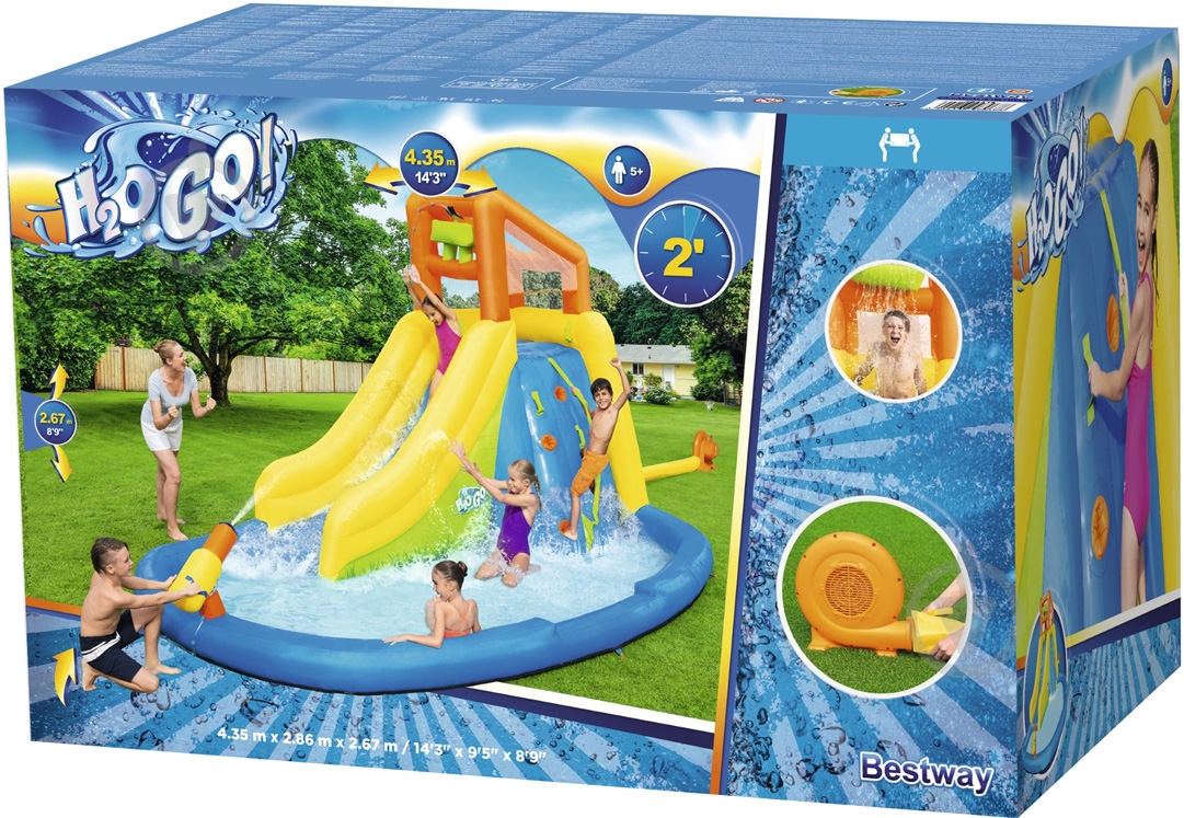 Бассейн надувной Bestway Splashmore 435х286х267 см - фото 2