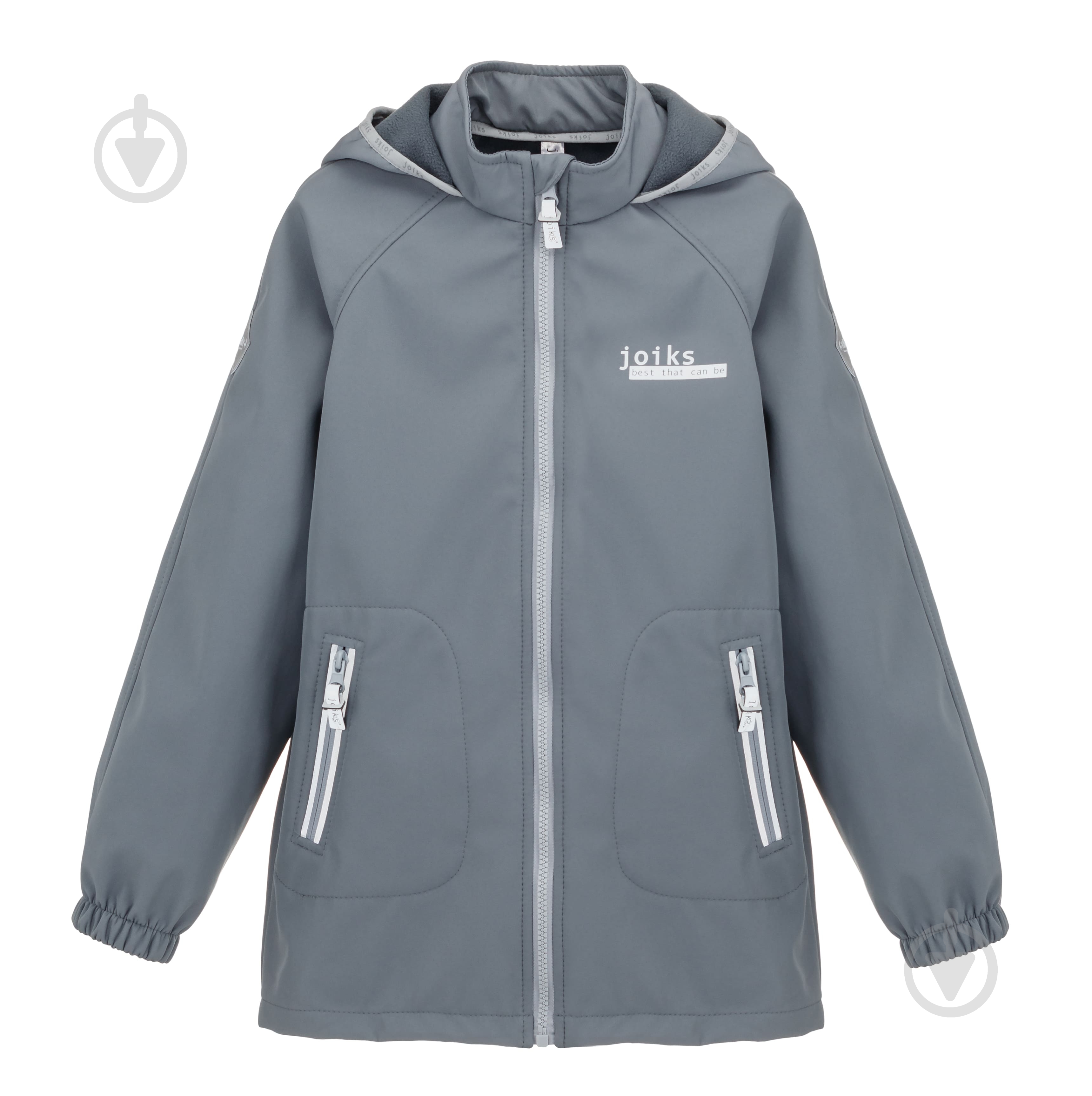Ветровка унисекс JOIKS р.152 серый SoF-23/e - фото 1