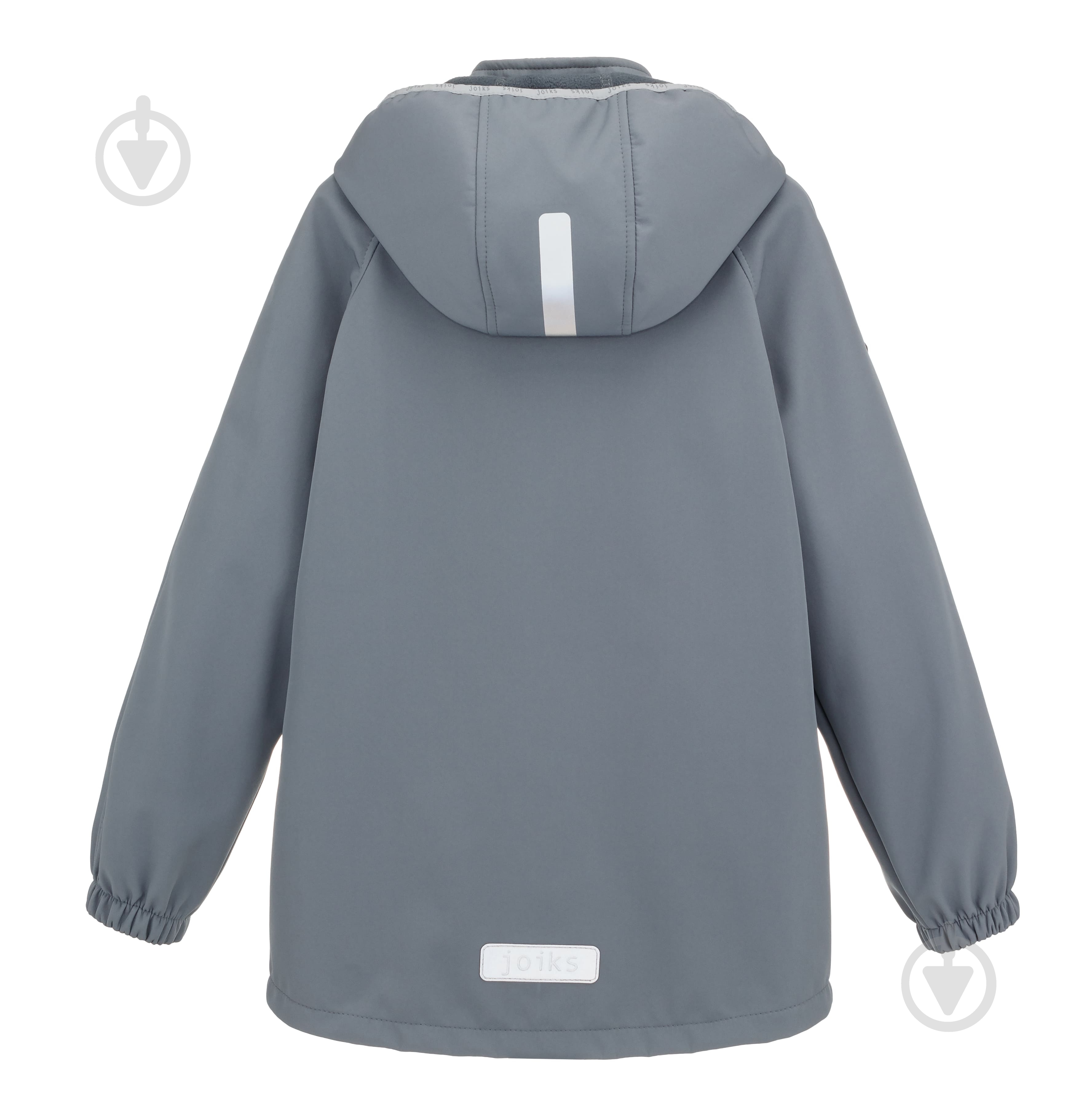Ветровка унисекс JOIKS р.152 серый SoF-23/e - фото 2