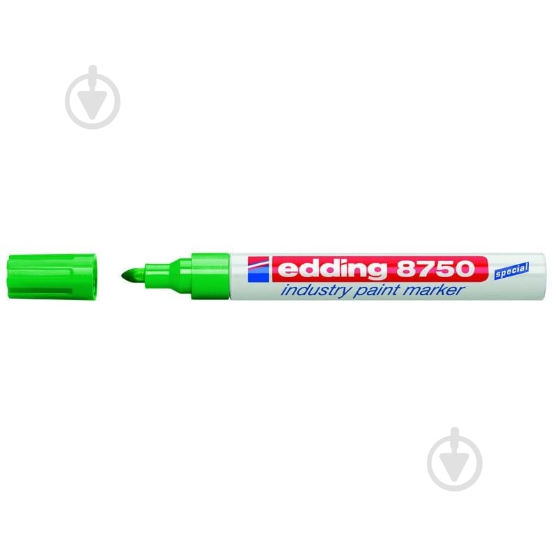 Маркер специальный Edding Industry Paint 2-4 мм e-8750/04 зеленый - фото 1