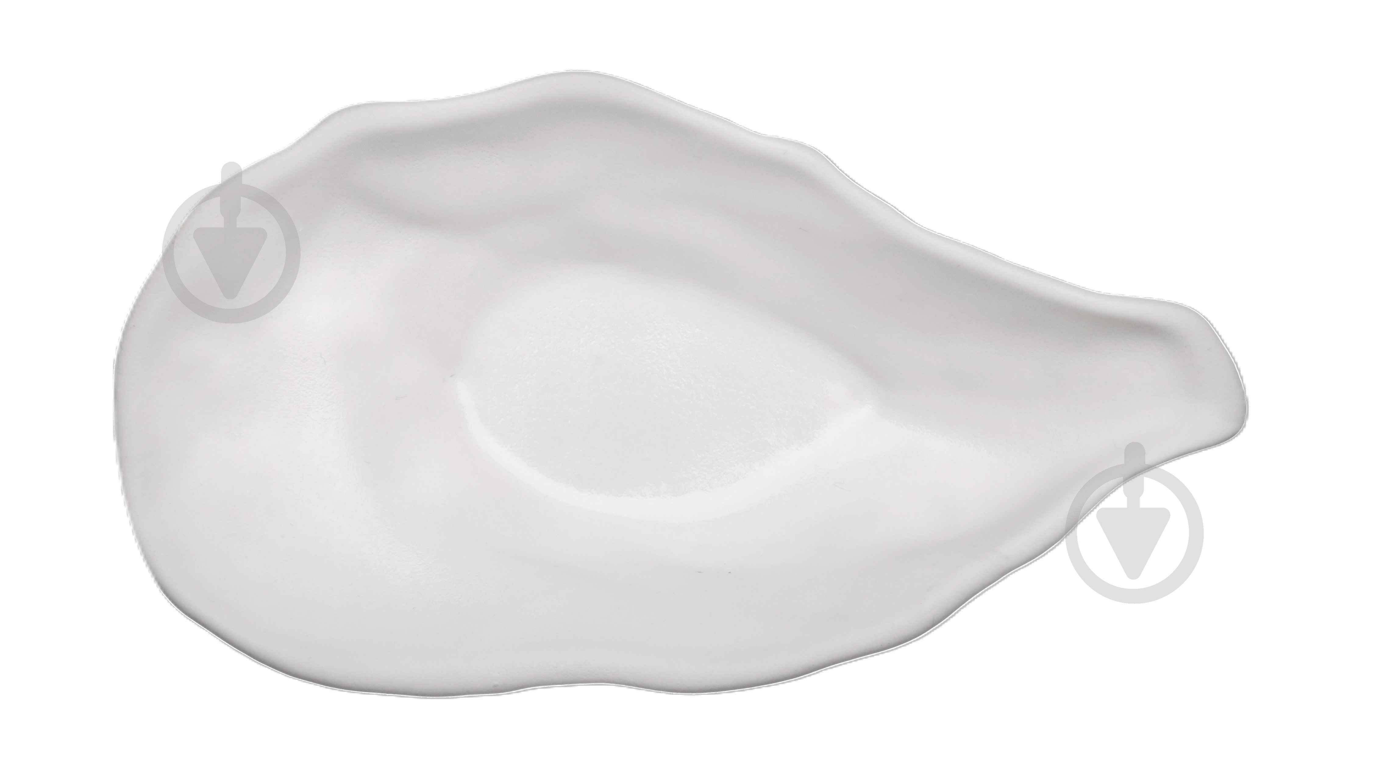 Тарелка Dovbysh Porcelain Ракушка 14х7 см 70 мл Khvylya белая - фото 1 Тарелка Dovbysh Porcelain Ракушка 14х7 см 70 мл Khvylya белая - фото 1