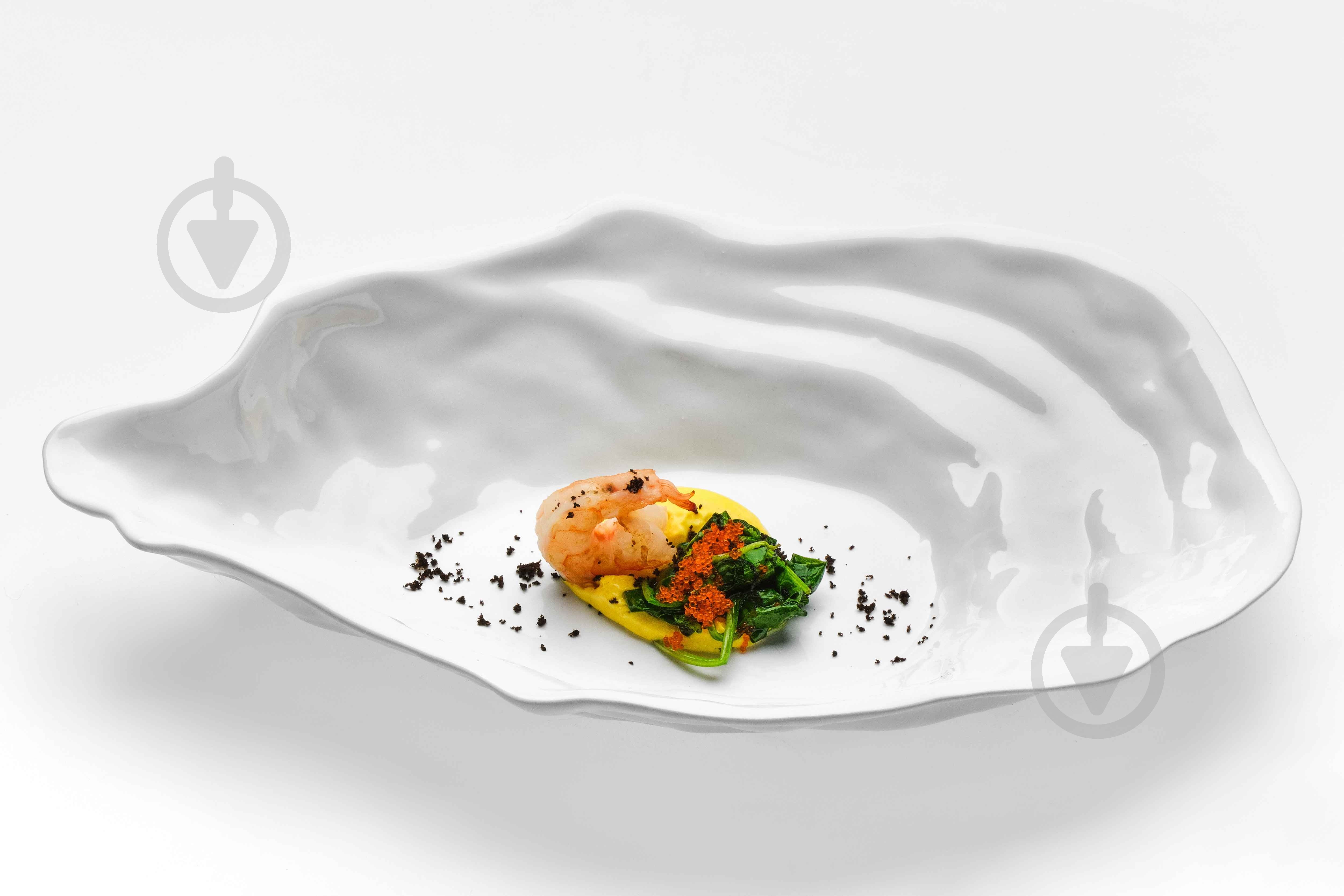 Тарелка Dovbysh Porcelain Ракушка 14х7 см 70 мл Khvylya белая - фото 4 Тарелка Dovbysh Porcelain Ракушка 14х7 см 70 мл Khvylya белая - фото 4