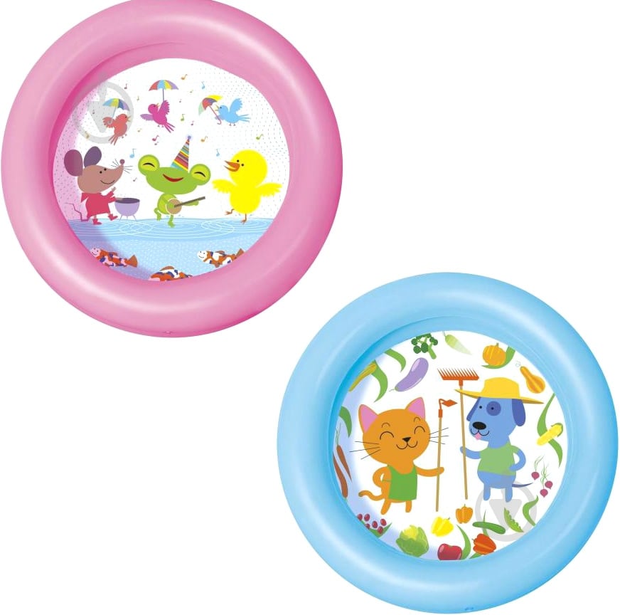 Бассейн детский Bestway Kiddie Pool в ассортименте 61x15 см 21 л - фото 1 Бассейн детский Bestway Kiddie Pool в ассортименте 61x15 см 21 л - фото 1