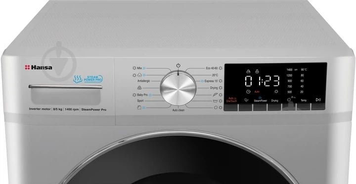 Стиральная машина с сушкой Hansa WDHG814521LG - фото 9 Стиральная машина с сушкой Hansa WDHG814521LG - фото 9